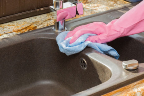 What is the easiest kitchen sink to keep clean?