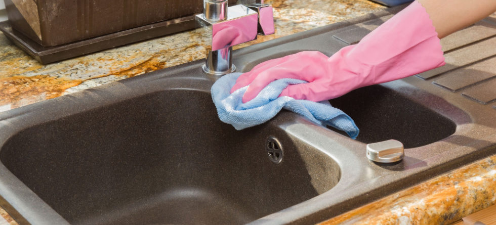 What is the easiest kitchen sink to keep clean?